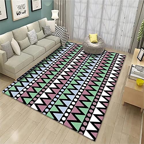 Tapis de chambre haut de gamme rectangulaire 120x180 cm aux finitions soignées