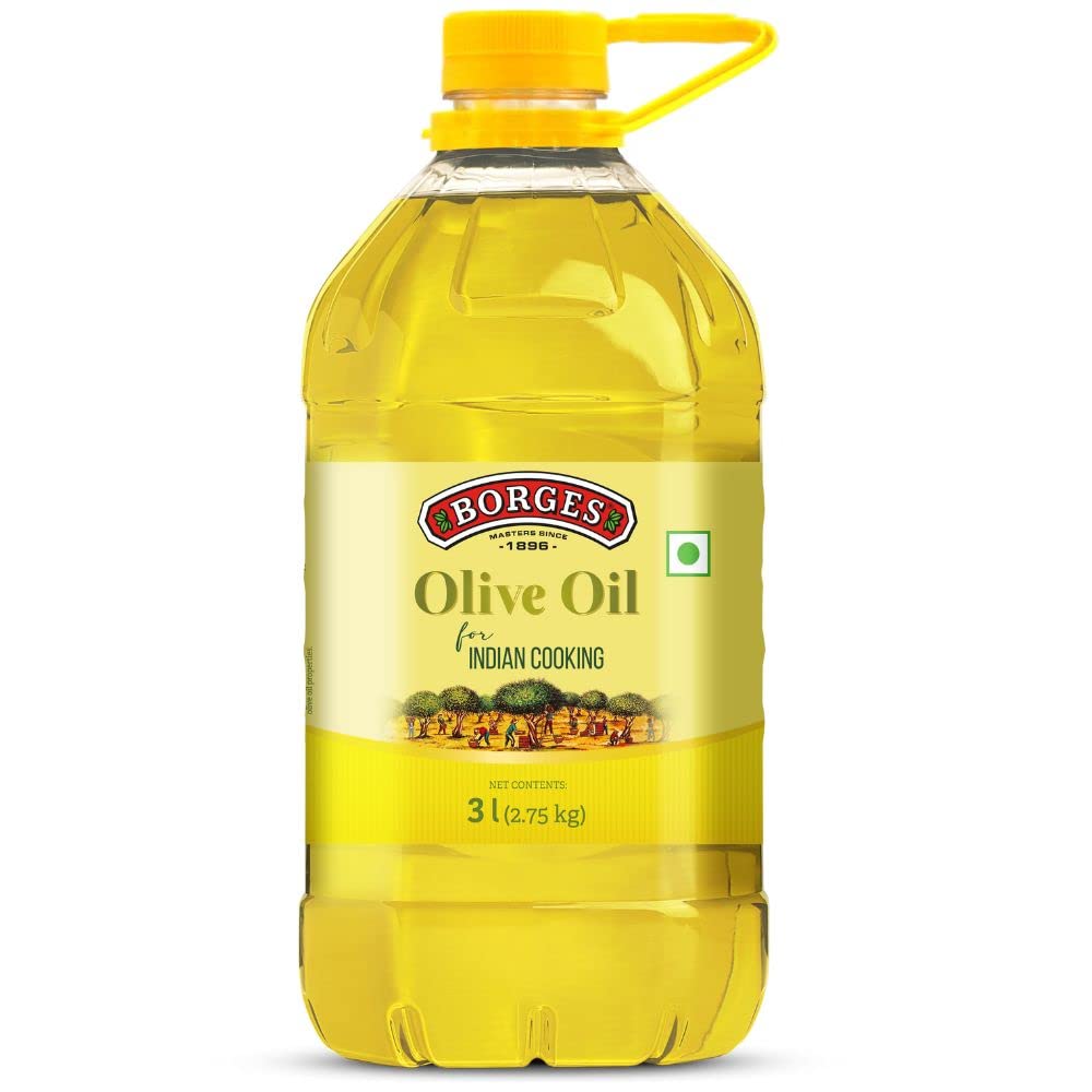 Borges Olive Oil for Indian Cooking | Extra light in taste | 75% MUFA | Rich in antioxidants | Suitable for frying | 3L PET (B0BWJK7Y13) Amazon Price History, Amazon Price Tracker