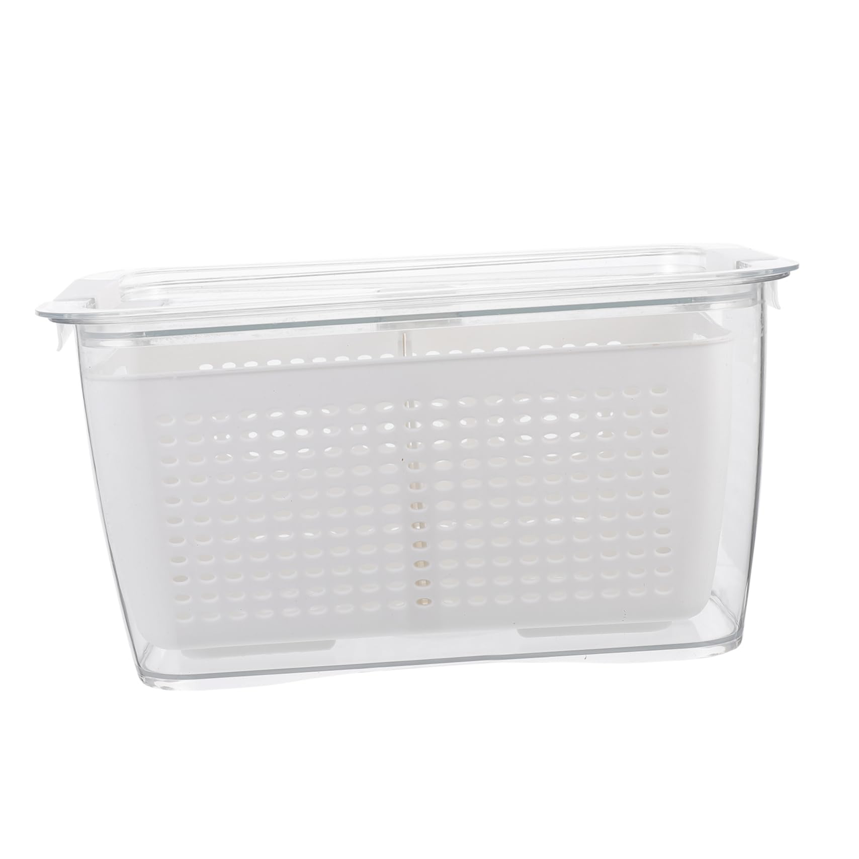 UTHCLO 1pc Refrigerator Storage Box Containers for Fruit Can Organizer for Fridge Household Crisper Fridge Organization Bins Vegetable Crisper Refrigerator Crisper The Pet White re-usable