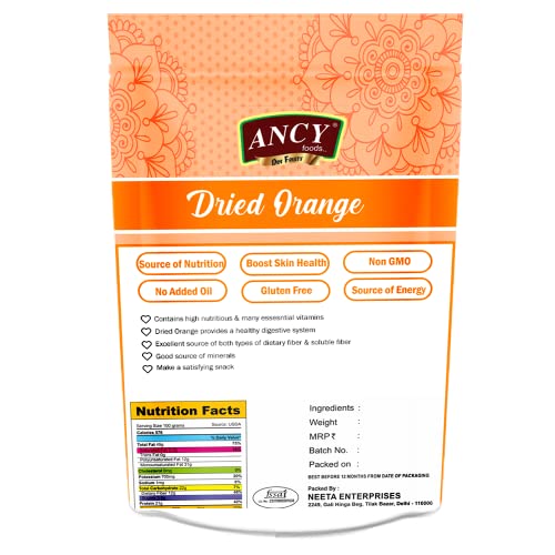 Image of Ancy Foods Premium Dry Fruits (Dried Orange), 250 Gram
