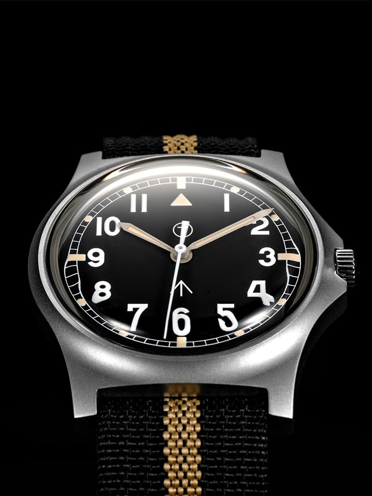 RDUNAE Montre à quartz militaire pour homme Vintage G10 Miyota 2035 K1