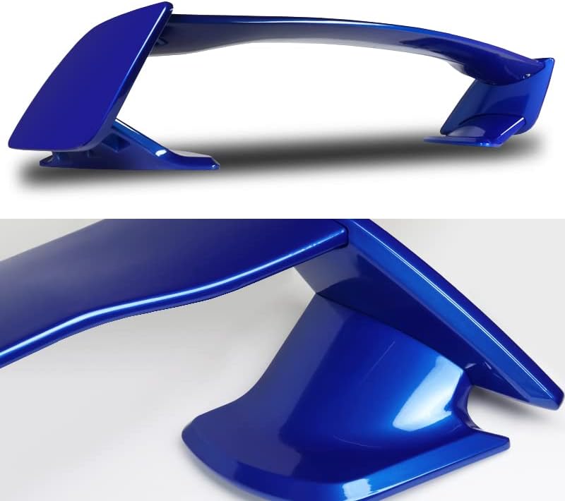 Trunk Spoiler Wing Lip Rear Tail Lid kit ABS OE-Style Fit for 2015-2021 Subaru WRX STI, Car Mods Exterior Accessories Replacement Parts Assembly, 2016 2017 2018 2019 2020 (Painted Blue)