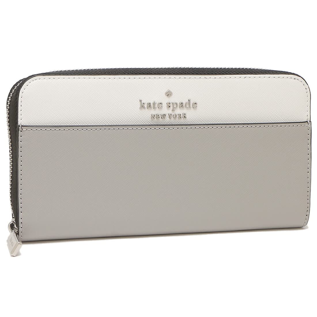 Amazon | [ケイトスペード]アウトレット 長財布 ステイシー グレー  