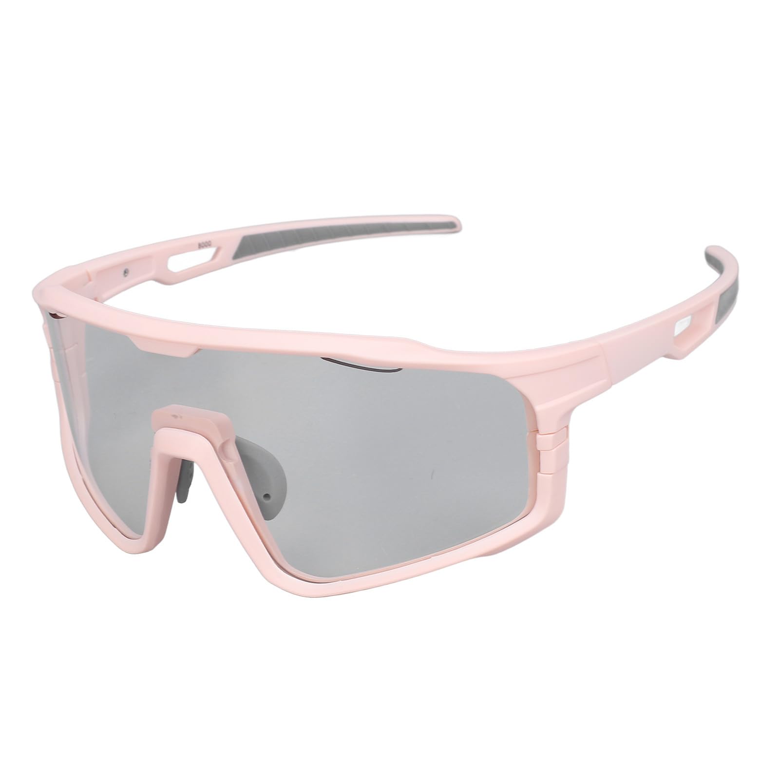 POENVFPO Occhiali da Sole Ciclismo, Occhiali Sportivi Polarizzati Fotocromatici con Montatura Rimovibile per Miopia, Protezione UV400 per Uomini e Donne Attività All'Aperto