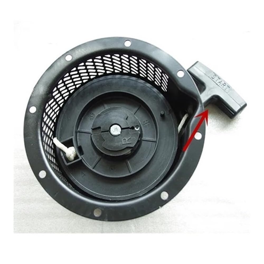 Arranque de Retroceso EY28 con trinquete de plástico, Compatible con Motor EY28C de 4 Tiempos RGX3500, manija de Cuerda de Arranque con empuñadura.(Forward Direction)