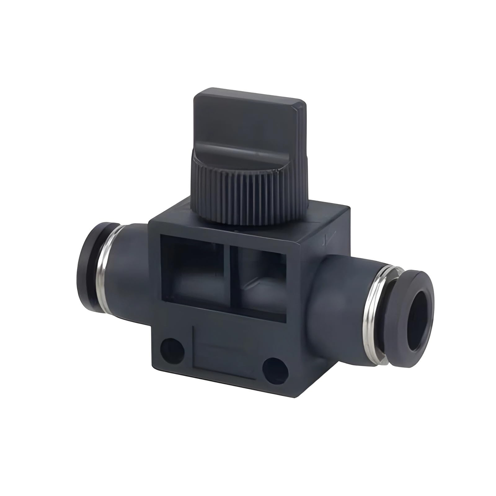 Sqxvueyqrs Hvff Black Pneumatic Fitting Pipe Connector Tube Quick Fittings 10Mm/12Mm Pu Py Pk Pe Pv Sa Pza Pm 1Pcs(,12Mm)