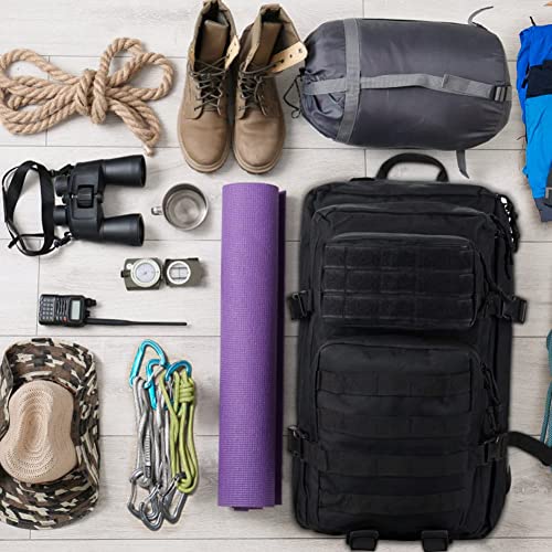 Monoki Military Tactical Backpack for Men, 35L Large Army 3 Day Assault Pack, Molle Bag Rucksack, Emergency Backpack, Bug Out Bag Backpack, Range Bag, for Outdoor, Hiking, Camping, Hunting - Thumbnail 3