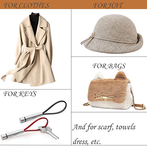 Sununico Wall Hooks For Girls Bedroom, 5 Pack Coat Hooks Wall Mounted With 10 Pieces Of Anchor Screws For Coat, Scarf, Hat, Towel, Robe, Key #TOP6