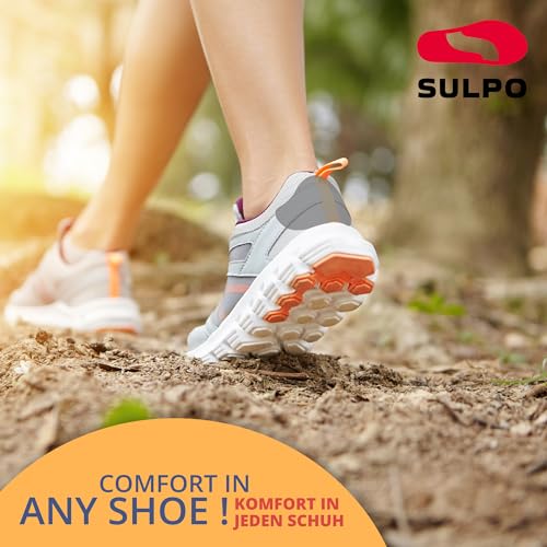 SULPO Fersenschutz und Reparatur Patch für Schuhe - Selbstklebende Schuh Fersenreparatur & Hinterkappe flicken Sneaker Reparatur Patch – 4 Paare Schwarz