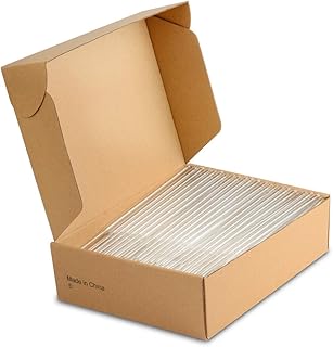 StonyLab Glass Dropper Pipettes, Thick Borosilicate Glass Dropping Pipettes 3ml Non-Graduated Liquid Transfer Pipettes for Laboratory Chemistry, Set of 100