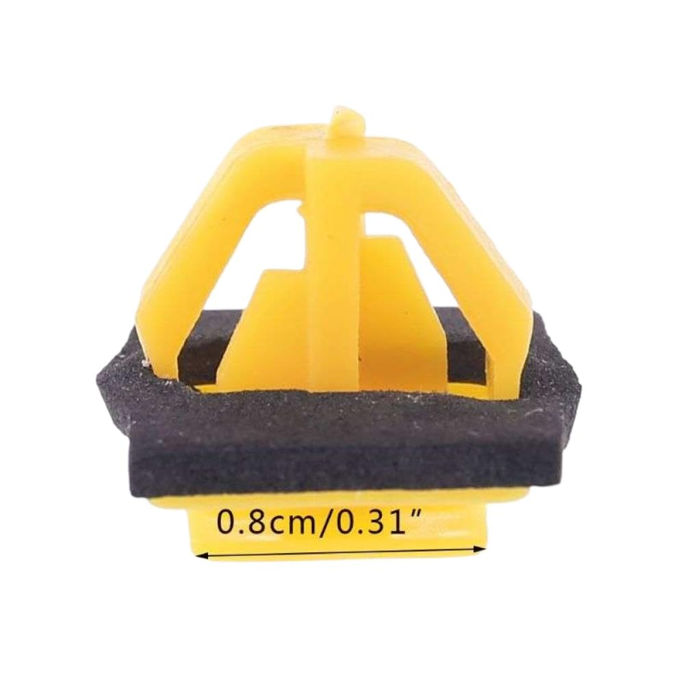 50 Unidades Clip Placa Protección Puerta Compatible con Cerato Seahorse