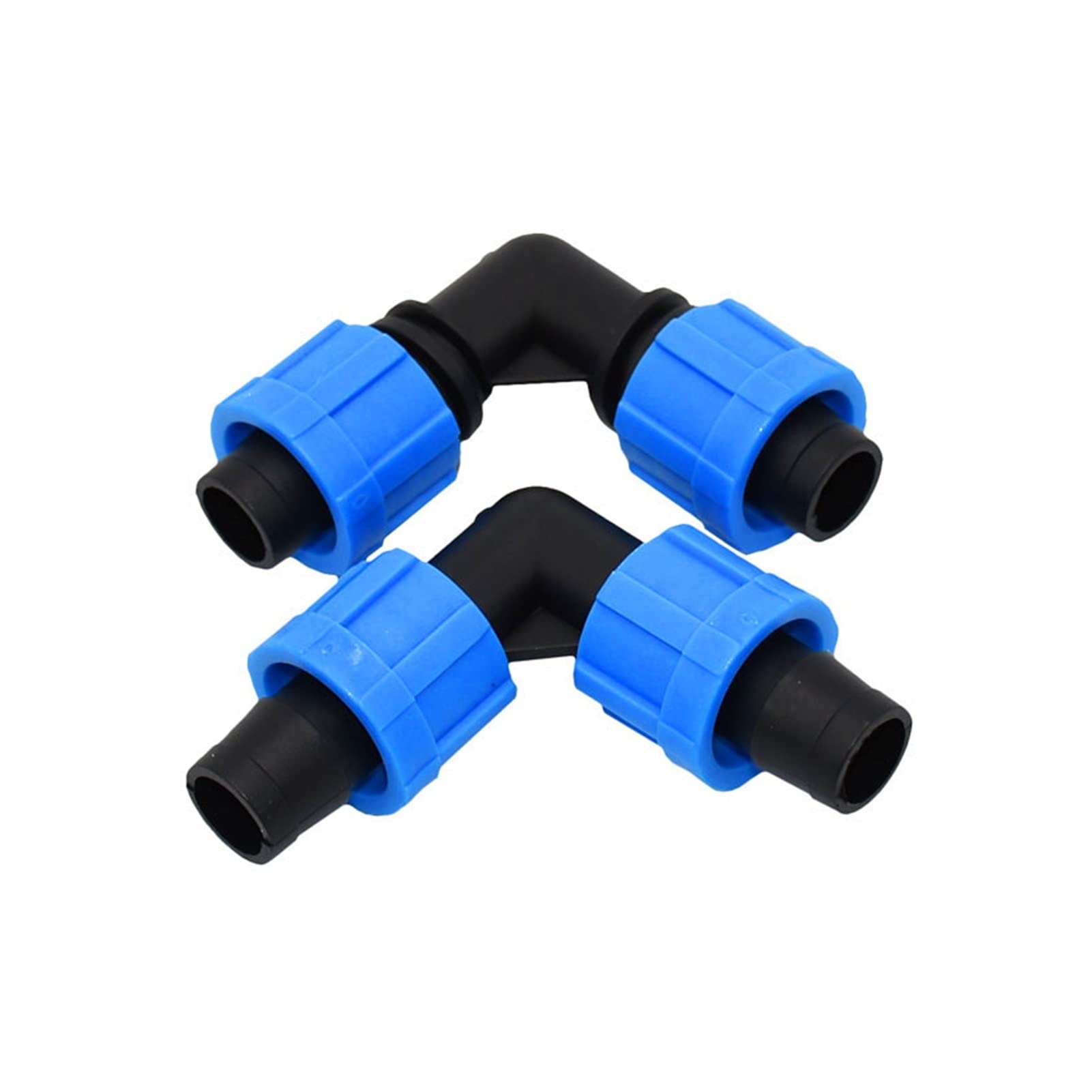 Collegamento dell'acqua spray. Nastro di irrigazione a goccia 5/8 gomito barbulto 90 gradi filettato ginocchio ginocchio ginocchio gomito for tubo di irrigazione for tubo flessibile Adattatore di coll