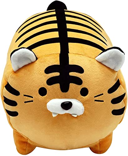 Onsoyours Cute Plush Tiger Doll Stuffed Fluffy Tiger Plush Toy Soft Animal Plush Pillow For Kids (Brown Tiger, 17.7") #TOP3