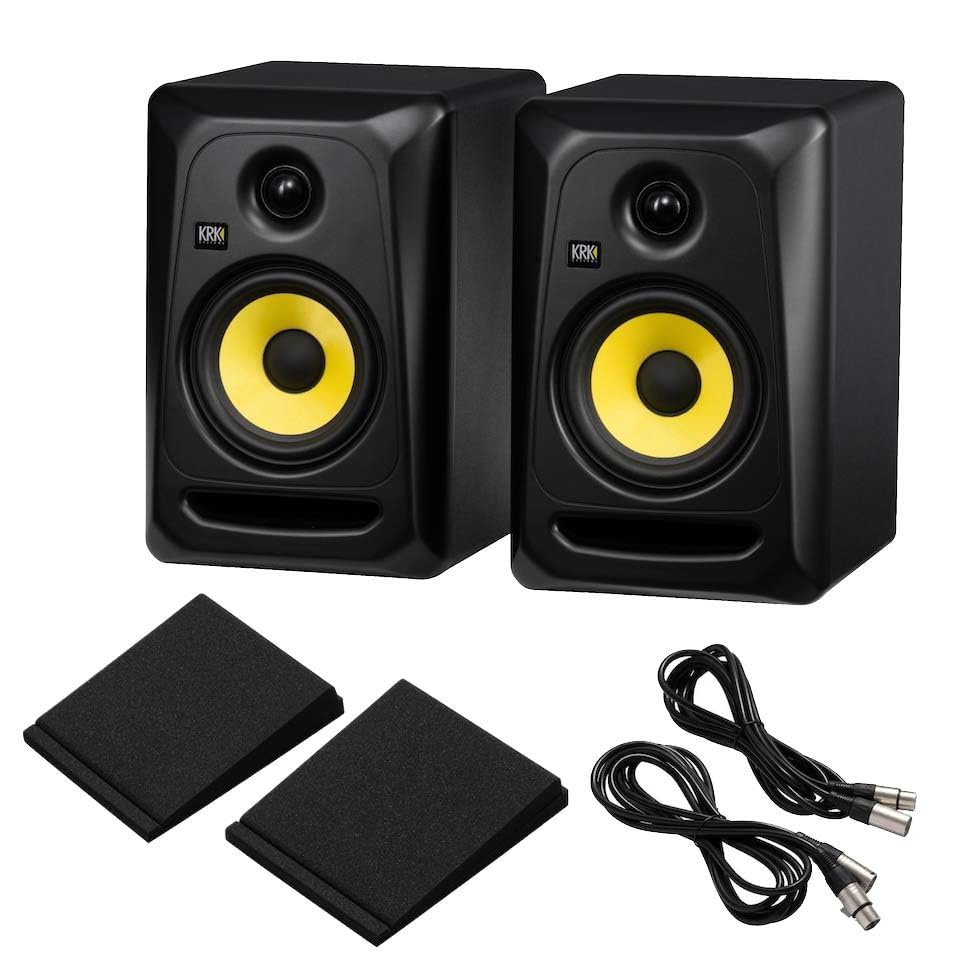 KRK Classic 5 モニタースピーカー 動作未確認 コードなし Amazon | KRK CLASSIC 5 5インチ 2Way アクティブ ニアフィールド