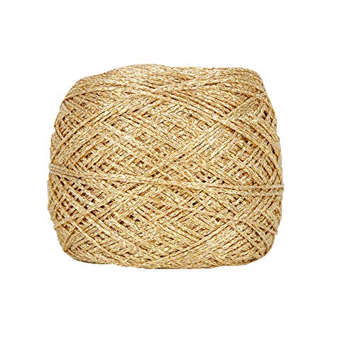 CLISIL Gold Lurex Polyester Yarn, 2mm, 90g