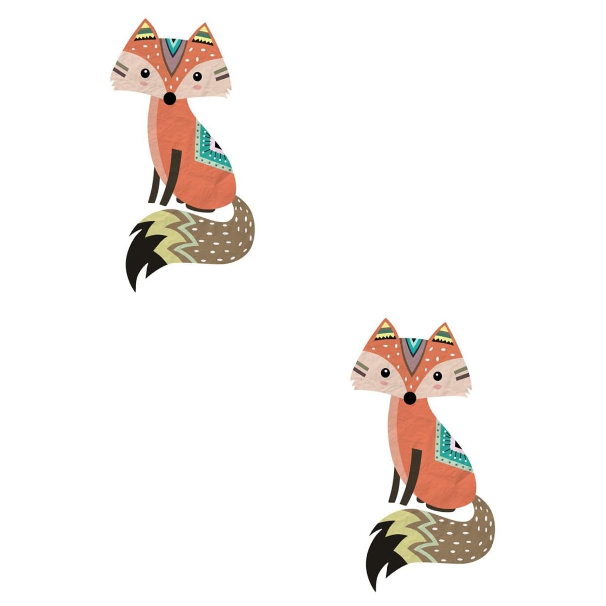 Gadpiparty 2piezas Sticker Decorativo De Creativo Pvc Para Niño Niña Autoadhesivo Para Decorar Paredes y Ventanas Fiestas y Habitaciones