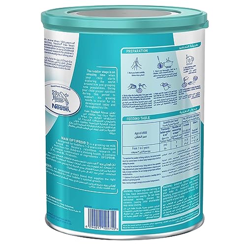 حليب نان اوبتي برو مرحلة 3 من نان، لعمر 1 إلى 3 سنوات، عبوة 1800 غرام