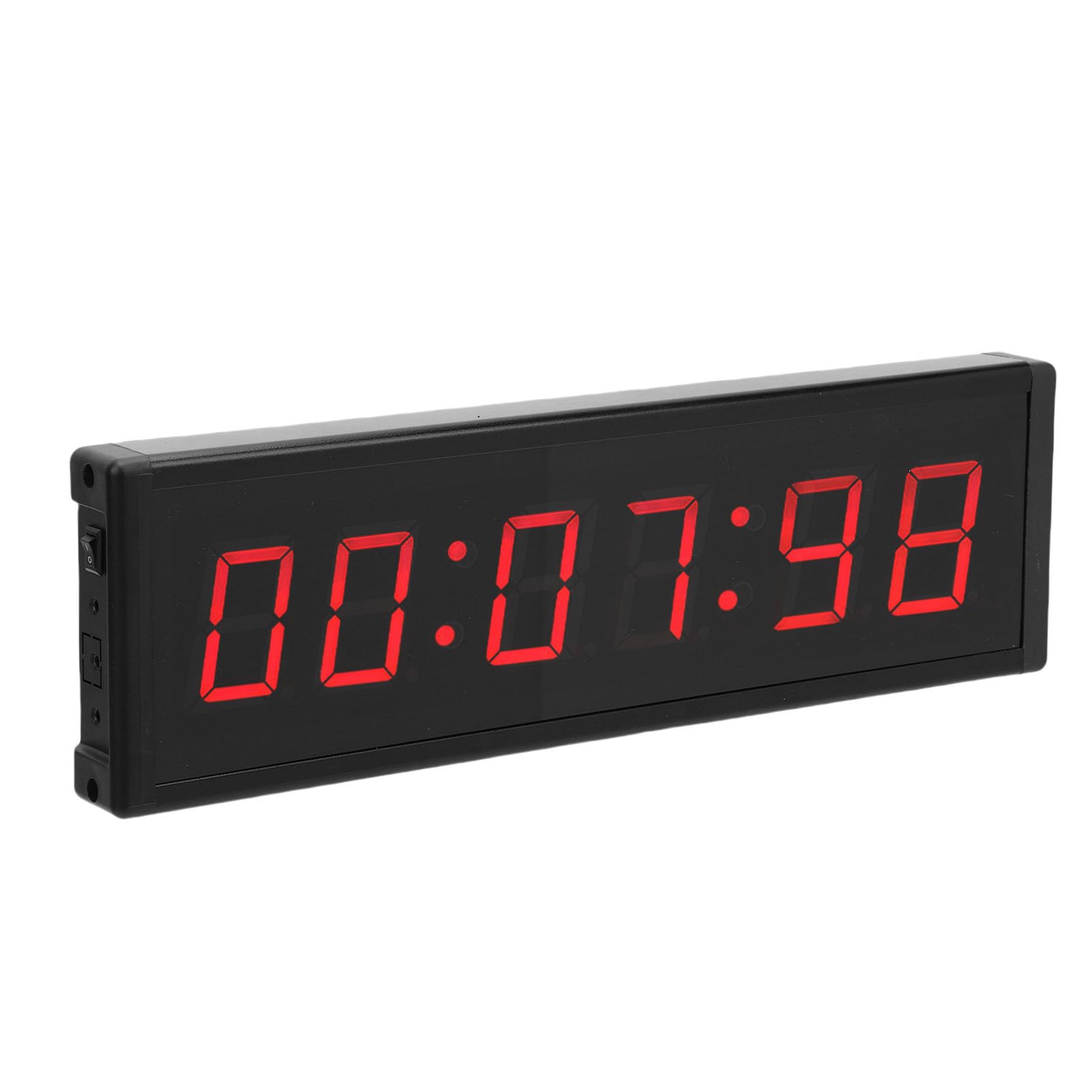 FTVOGUE Cronometro Palestra Multifunzione con Display da 5,8 Cm, per | Robusto design in alluminio, portata del telecomando 30 m, ottimo per le competizioni, opzioni di conto alla rovescia e