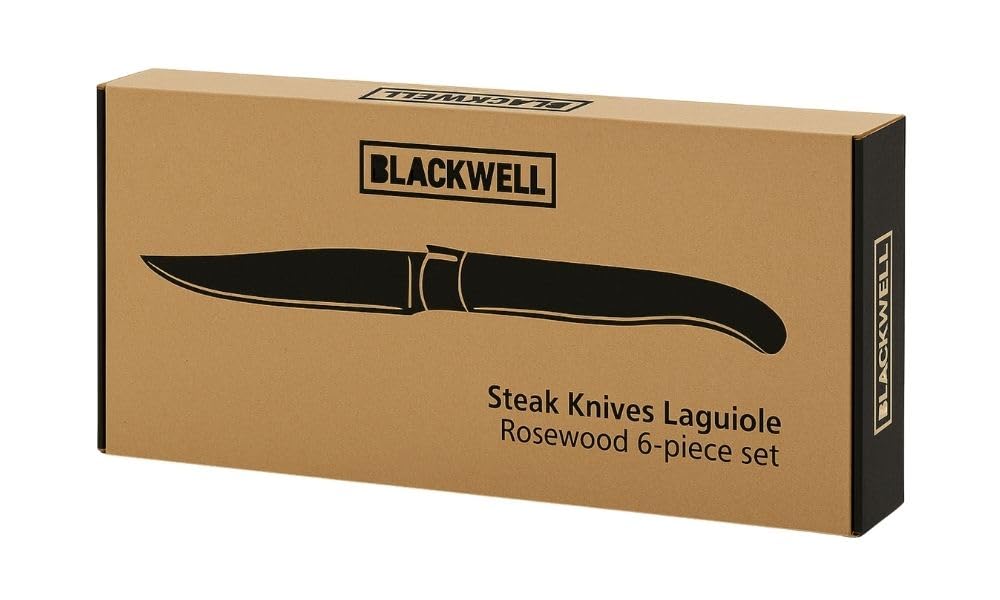 Blackwell Nóż do steków Laguiole - drewno różane - 6 sztuk