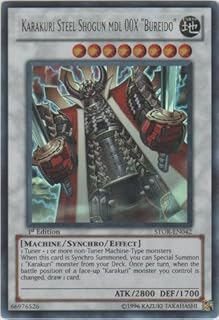 Comprar Yu-Gi-Oh! - Karakuri Steel Shogun mdl 00X Bureido (STOR-EN042) - Storm of Ragnarok - Unlimited Edition - Ultra Rare by Yu-Gi-Oh!