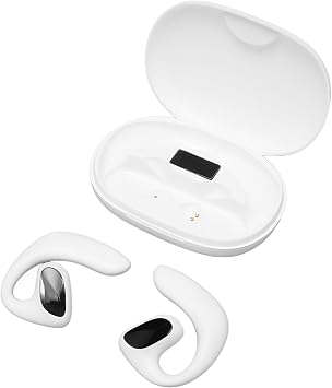 FLEXMAN Translator Headphones, 144 Languages BT5.3 Stereo Translation Earphone 3 Translation Modes Online Translation Headset for Office Home White