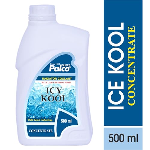 Image of PALCO Icy Kool Radiator Coolant for Car 500ml (Pack of 3, Advanced Low Freezing Point Antifreeze Green Concentrate Coolant for Engine