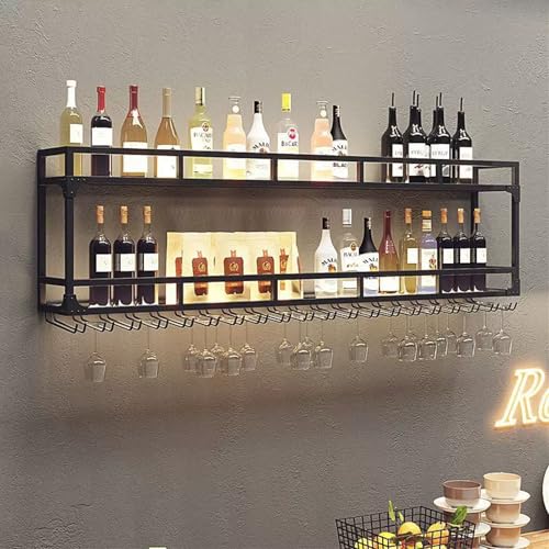 Étagère à vin murale compacte pour organiser vos bouteilles et libérer de l'espace - 2