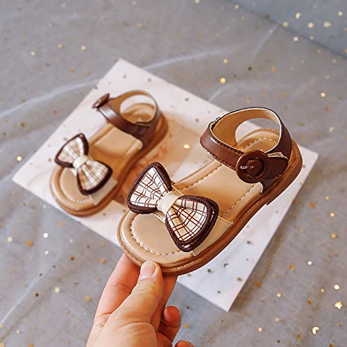 Girls' Sandals Summer Children's Soft Sole Shoes Fashion Girls' Bow Princess Shoes Baby Beach Size 12 Girls2