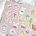 50pcs Coquette Pink Bows Stickers Vintage Aesthetic Stickers Pink Bear Living Graffiti Water Bottles Laptop Computer Phone Guitar