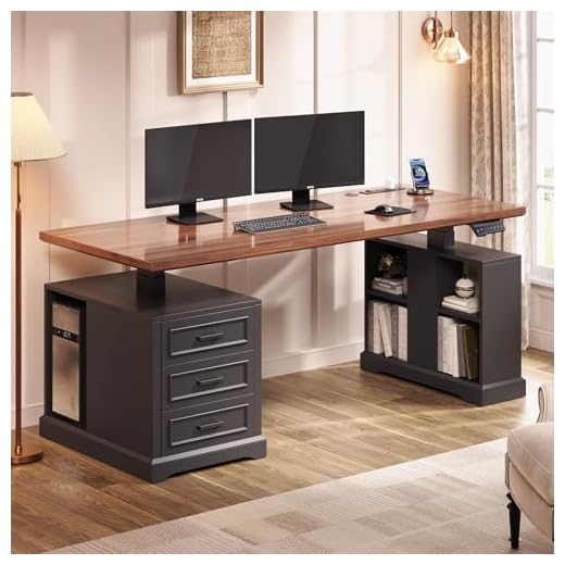 SEDETA Farmhouse Electric Standing Desk