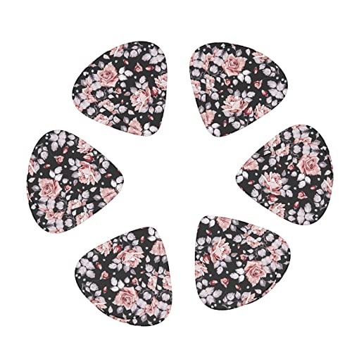 Médiators Guitare 12-Pack Médiators Fleur Rose Pour Guitare Électrique Guitare Acoustique Diverses Guitares - Les Beatles, Paul McCartney, John Lennon, RIngo Starr, George Harrison Médiators Guitare 12-Pack Médiators Fleur Rose Pour Guitare Électrique Guitare Acoustique Diverses Guitares