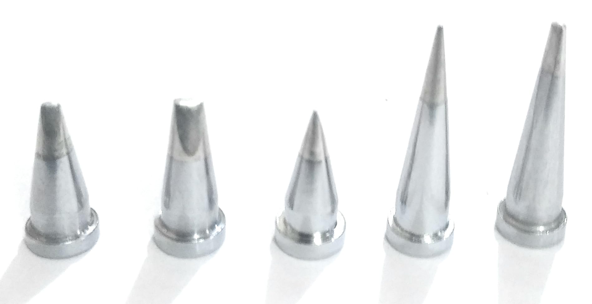 Weller LTH/LTA/LTB/LTK & LTS Lead-free Soldering Tip Set to use with Weller WSP80 & WP80 Silver line Soldering Irons. (Pack of 5)