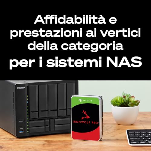 IronWolf Pro 24 TB, NAS Disk Interno, 3.5 Inch, 7200 U/Min, CMR, 256 MB Cache, SATA 6 GB/S, incl. 3 Anni Rescue Service, Modellno.: ST24000NTZ02 - Hdd - Immagine 3