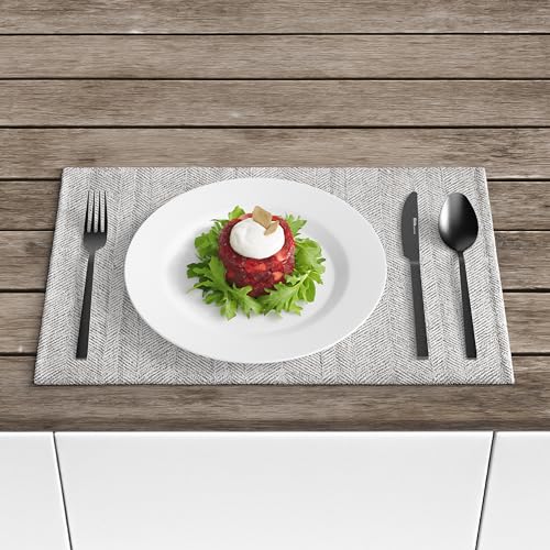 Forchette da Tavola Set da 3-21 cm in Acciaio Inox 18/10 con Finitura PVD Opaca, Manico Sottile Ergonomico, Antiruggine, Lavabili in Lavastoviglie - immagine 5