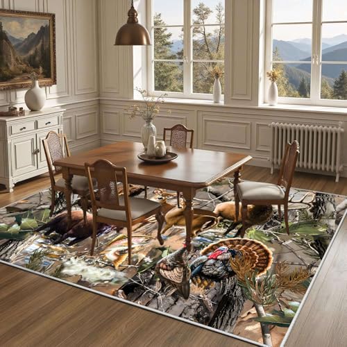 Tapete decorativo camuflado Animal World 3x5 ft miniatura 3
