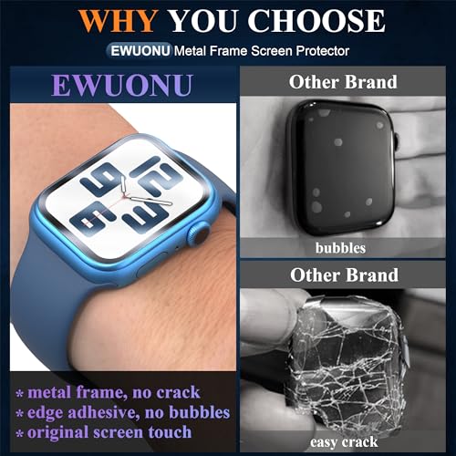 Image of Mr.Shield (2 Pack) Screen Protector for Apple Watch Series 9 8 7 45mm