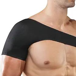 Protetor Ombro Ombreira, Ortopédica, Suporte Clavícula Neoprene 46Cm x 25Cm