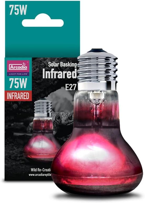 Solar Basking Infrared Heat Lamp 75W