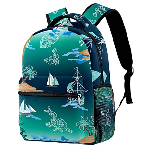 Sac à dos voyage monstres marins pour sorties scolaires
