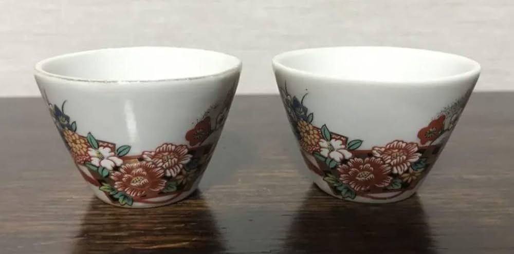 鳥籠（6個セット）餌猪口6個。（九谷焼）名札6枚