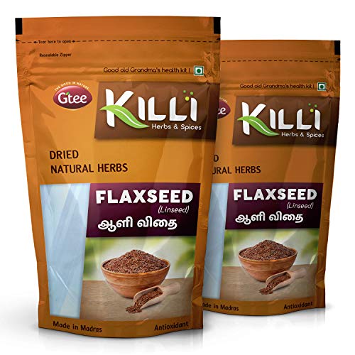 KILLI Flax Seed | Aali | Alsi | Agase, 200g (Pack of 2)