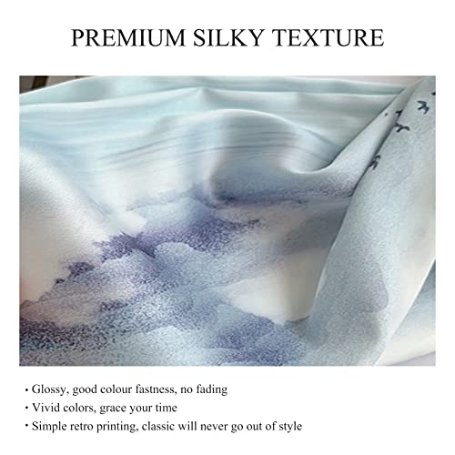 Elegant Soft Wraps Ladies Scarves,Women Fashion Silk Scarf Necklace Convenient Magnetic Buckle With Bling Rhinestone Small Narrow Neckerchief Decorative Clavicle Chain Jewelry Neck Scarf Headdress Hai2