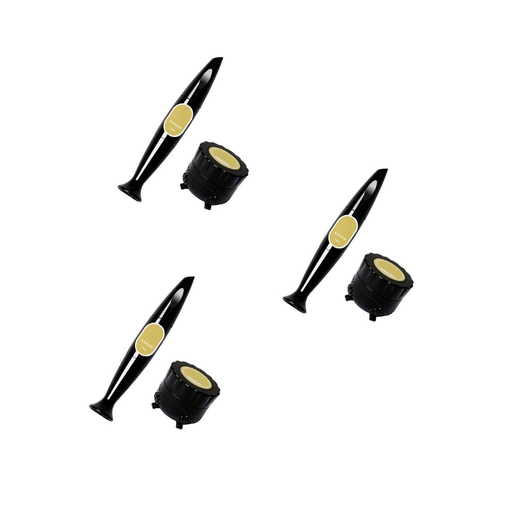 Healvian 3sets Penna Per Colla Per Unghie Gel Adesivo Per Decorazioni Nail Art Strumento Per Manicure Accessori Per Unghie Con Design Ago e Pennello Per Strass Resistente e Facile Da Usare