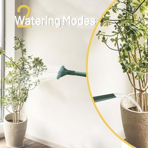 Image of 5 Litre Large Plant Watering Can for Garden|Plastic Green Water Can with Sprayer for Plants /Garden | Watering Hand Bottles for Garden | Water Spray Can
