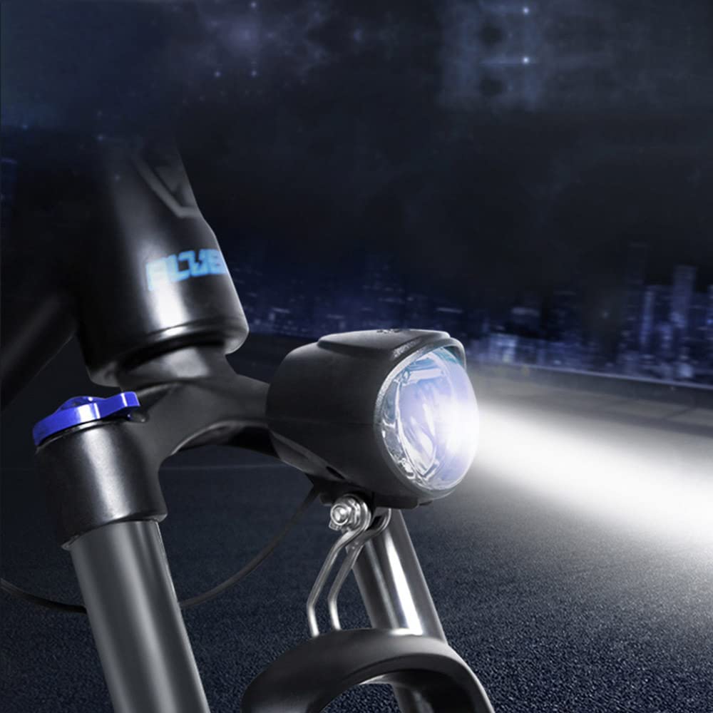 Bike Light Bicicletta Elettrica 6V Anteriore LED Faro E-Bike Light Bicicletta Lampada di Sicurezza Accessori Ricaricabili per Bici
