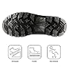 NORTIV 8 Men's Insulated Waterproof Construction Hiking Winter Snow Boots