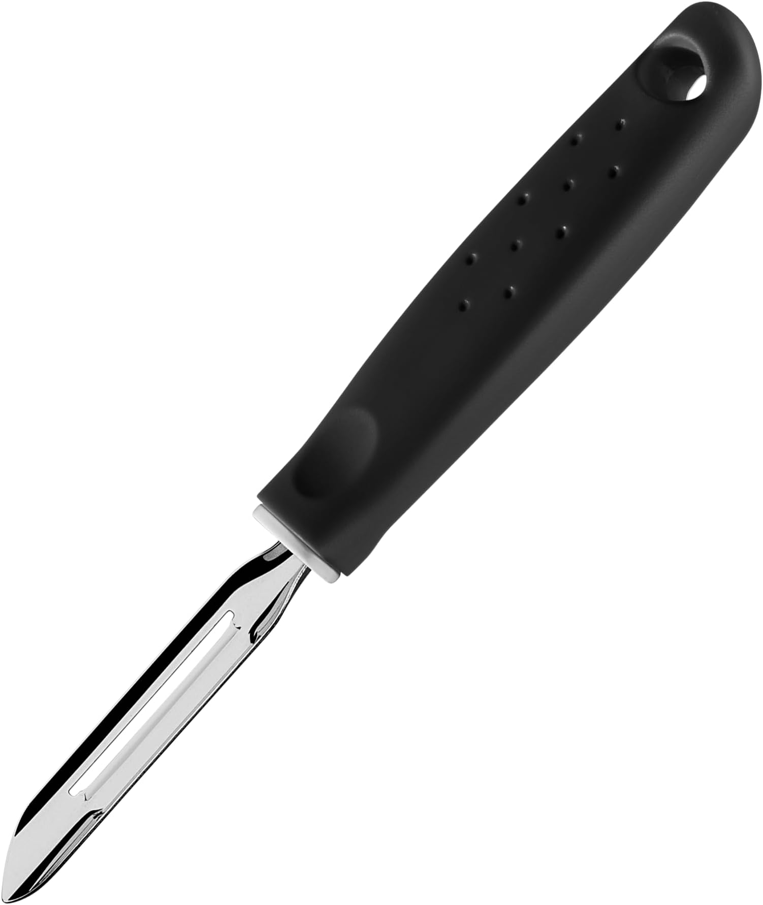 Tramontina Utilita Potato Peeler with Stainless Steel Blade and Black Polypropylene Handle