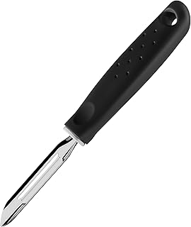 Tramontina Utilita Potato Peeler with Stainless Steel Blade and Black Polypropylene Handle