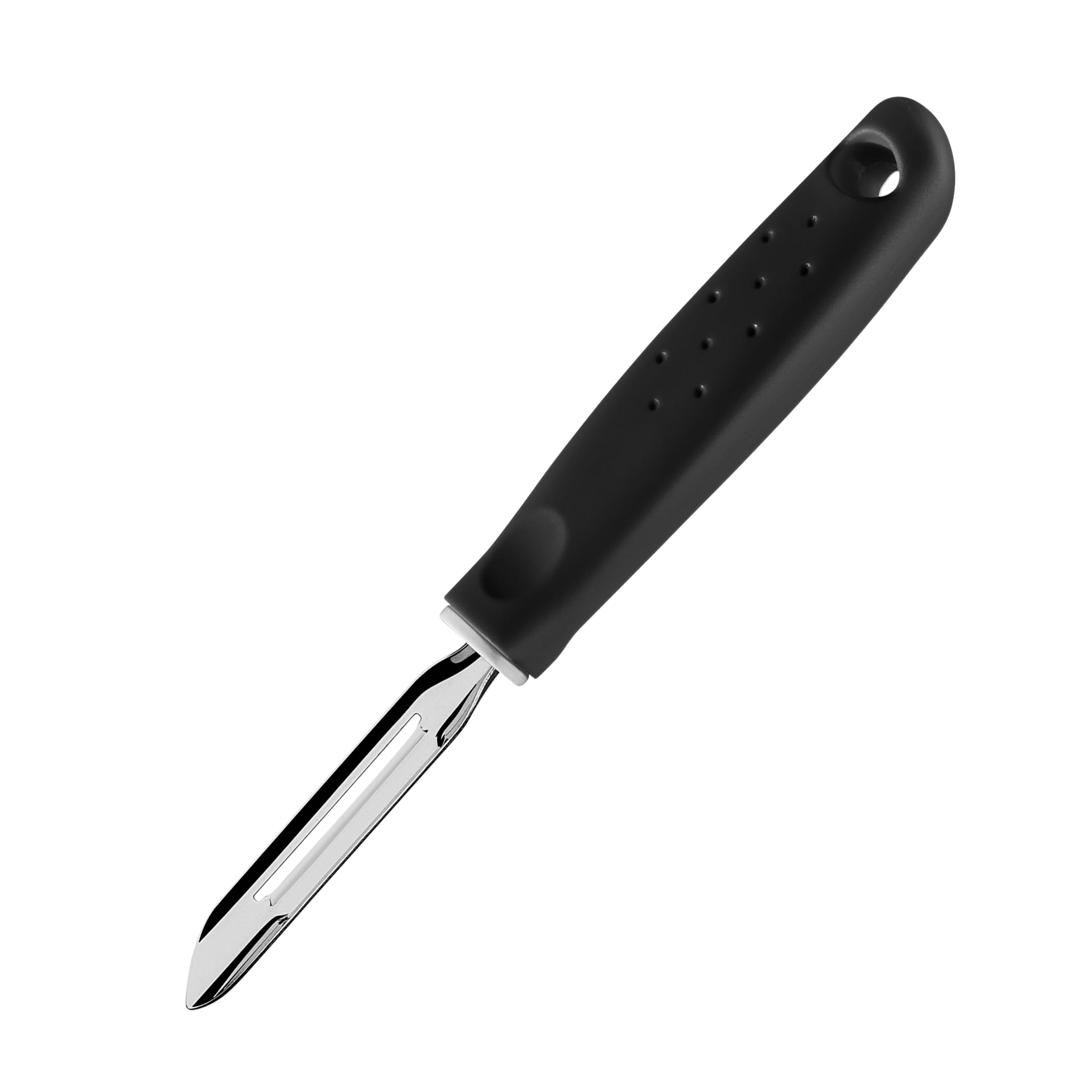 Tramontina Utilita Potato Peeler with Stainless Steel Blade and Black Polypropylene Handle
