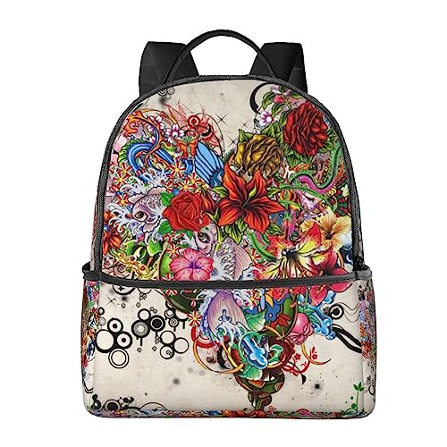 Sac à dos voyage cœur noir BAFAFA pour soulager vos trajets de travail